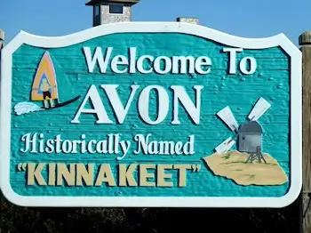 Avon-Kinnakeet Sign Stolen July 2021